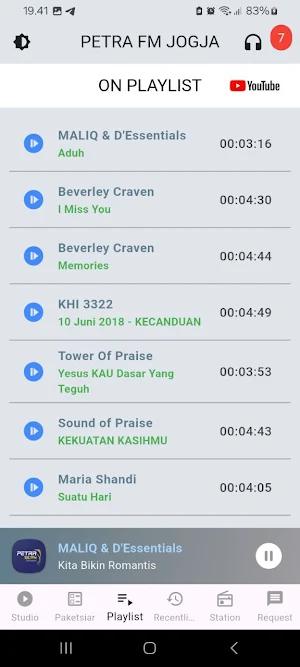 Radio Petra FM Jogja Screenshot 2