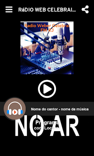 Rádio Web Celebrai FM RJ Screenshot 1