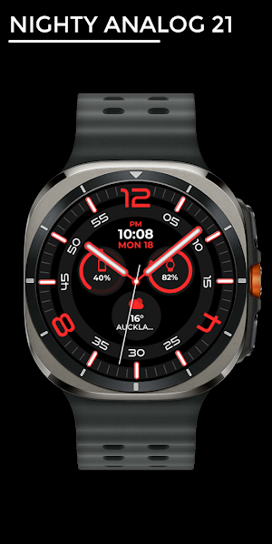 Nighty Analog 21 - watch face Screenshot 0
