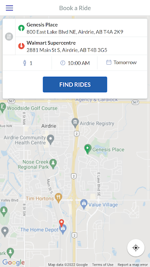 Airdrie Transit: Hello To Go Screenshot 2