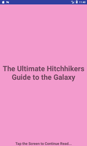 The Ultimate Hitchhiker's Guide eBook Screenshot 0