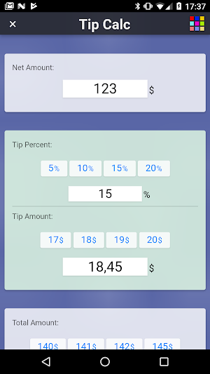Tip Calc Screenshot 1