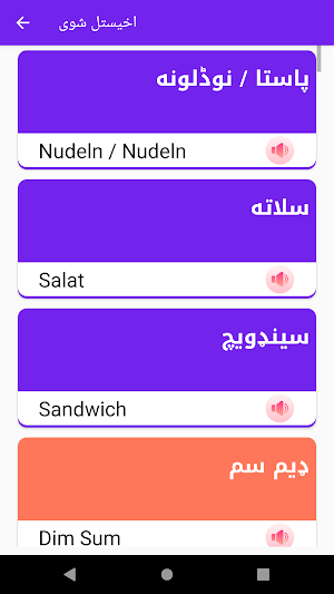 Speak German in Pashto Screenshot 2