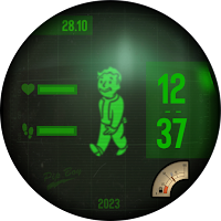 Pipboy Watch Face Wallpaper