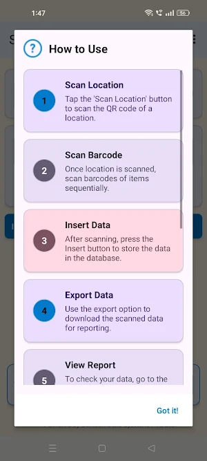 Stock Scan Screenshot 1