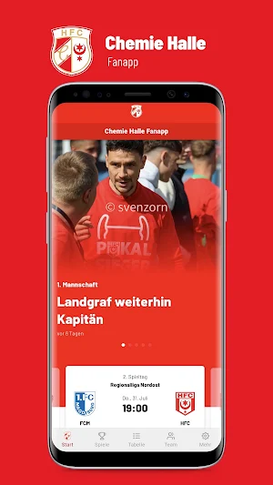 Chemie Halle Fanapp Screenshot 0