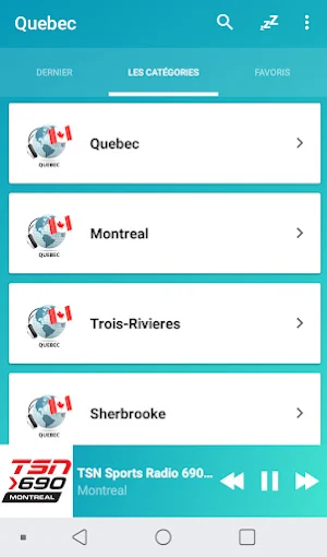 Quebec radios online Screenshot 1