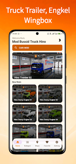 MOD Truck Hino Muatan Berat Screenshot 2