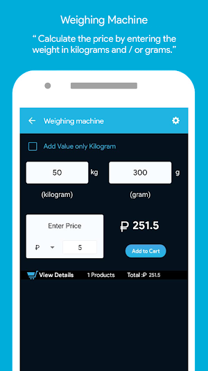 Mobile weight scale: grams,kg Weight Converter Screenshot 1