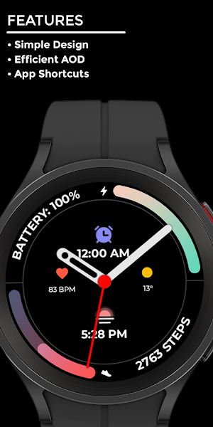 Night 38 - watch face Screenshot 1