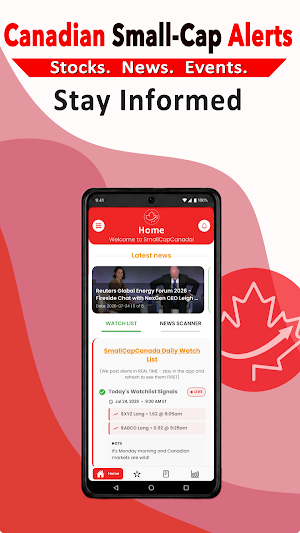 Small Cap Canada - Stocks Screenshot 0