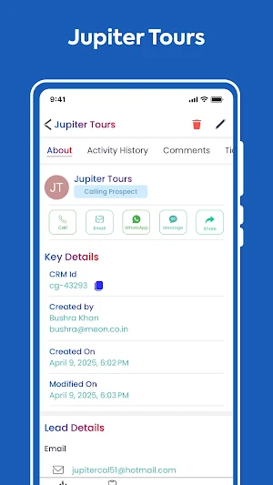 Meon CRM Screenshot 2