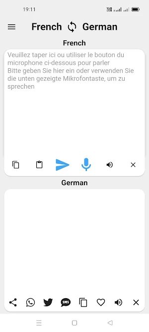 French To German Translator Screenshot 0
