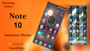 Themes for Samsung Galaxy Note 10: Note10 launcher Screenshot 3