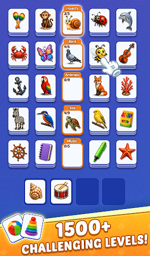 Category Match 3D: Emoji Sort Screenshot 0