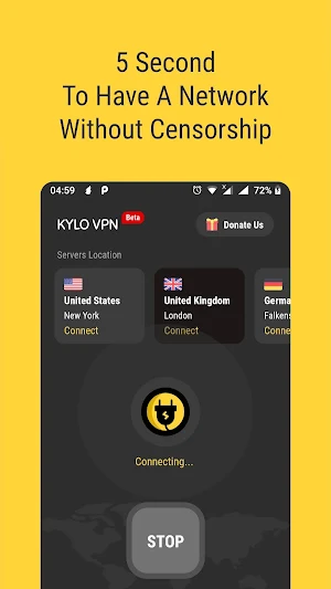 Kylo Vpn - Fast & Safe screenshot 7