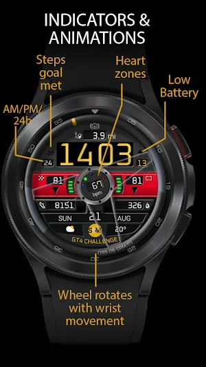 ORB-08-SRM Watch Face Screenshot 2