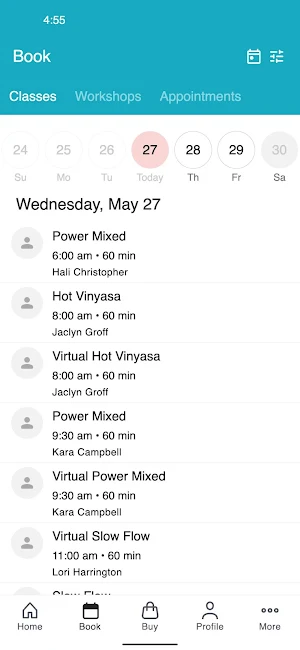 Om Yoga Studio Screenshot 1