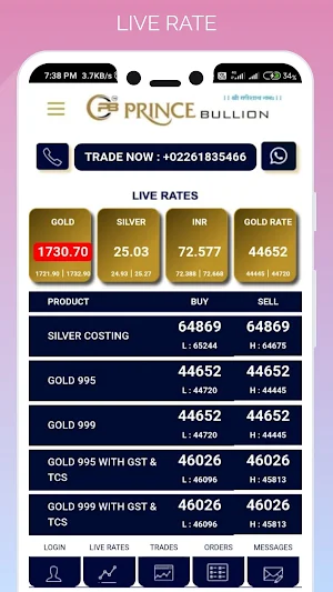 Prince Bullion Screenshot 2