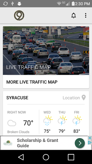 Traffic from 9 WSYR Syracuse Screenshot 0