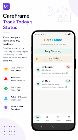 CareFrame– I’m Safe Screenshot 0