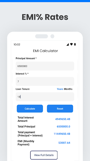 EMI Loan Calculator Screenshot 2