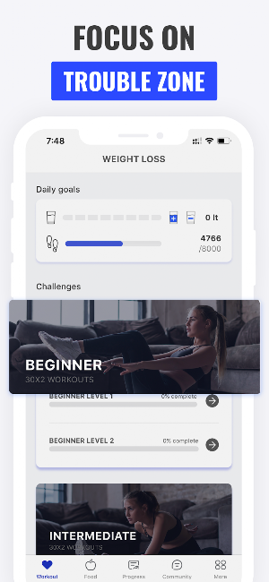 Weight Loss in 30 Days- A Home Workout Challenge Screenshot 1