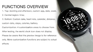 Clear Ink White For Wear OS Screenshot 2