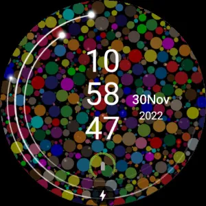 Bubble Pantone Color WatchFace Screenshot 3