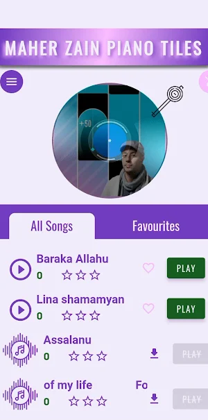 Maher Zain Piano Tiles Screenshot 2