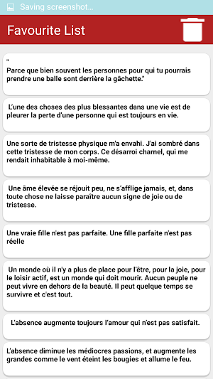 Citations de Cœur Brisé Screenshot 1