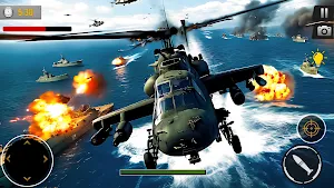 Gunship War Helicopter Battle Screenshot 0