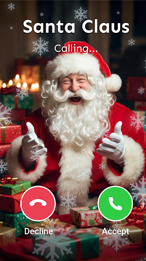 Santa Fake Video Call Screenshot 2