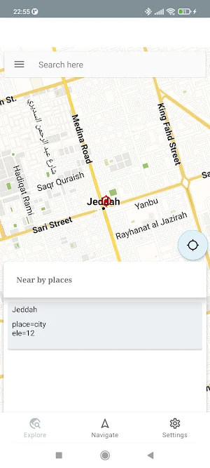 Jeddah Saudi Arabia Offline Map Screenshot 0