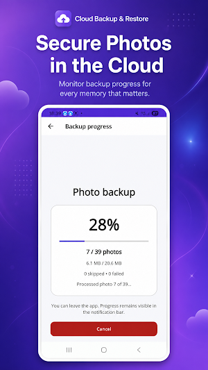 Cloud Backup and Restore Screenshot 2