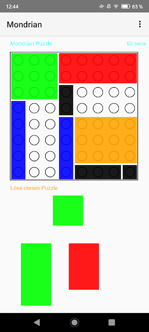 Mondrian Cubes Screenshot 2