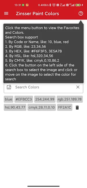 Zinsser Paint Colors Screenshot 0