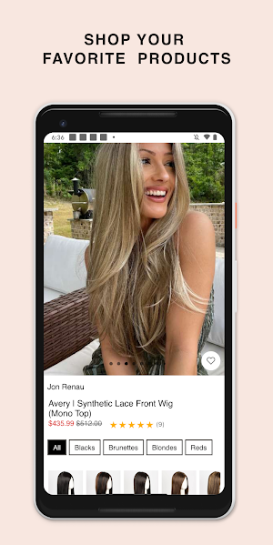 Wigs.com Screenshot 3