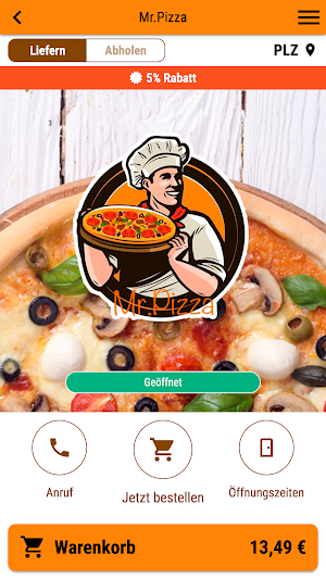 Mr.Pizza Floß Screenshot 0