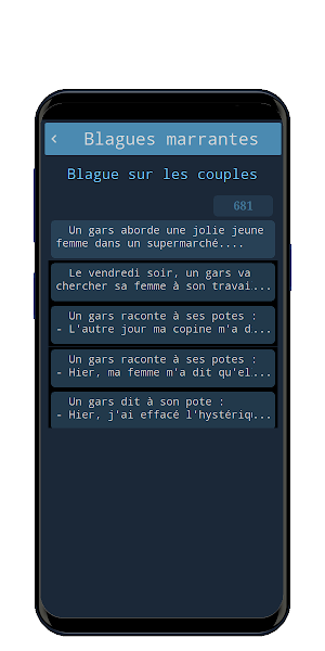 Blagues marrantes Screenshot 1