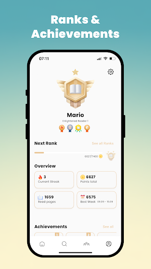 ReadScore: Book tracking app Screenshot 1