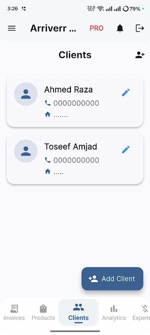 Invoice Maker Estimate & Track Screenshot 2