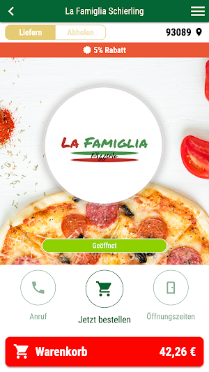 Pizzeria La Famiglia Screenshot 0
