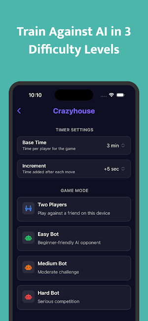 Chess Offline AI & Multiplayer Screenshot 2