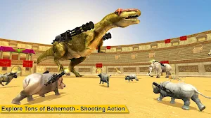 Dinosaur Shooting Games- Counter Attack Screenshot 2