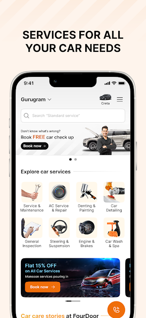 FourDoor: Expert Car Service Screenshot 1