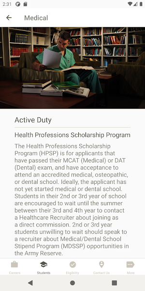 U.S. Army Medicine Careers screenshot 4