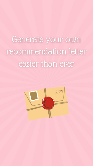 Recommendation Letter Screenshot 1