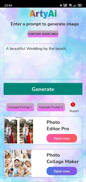 ArtyAI: AI Photo Generator Art Screenshot 0