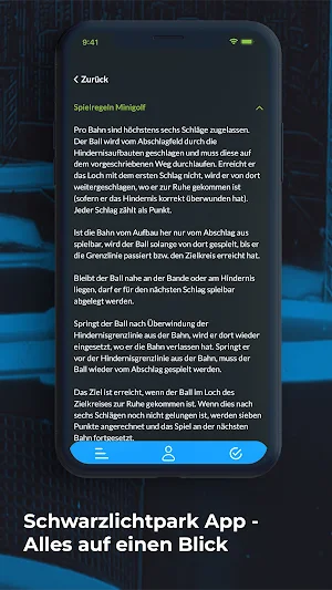 Schwarzlichtpark App Screenshot 3